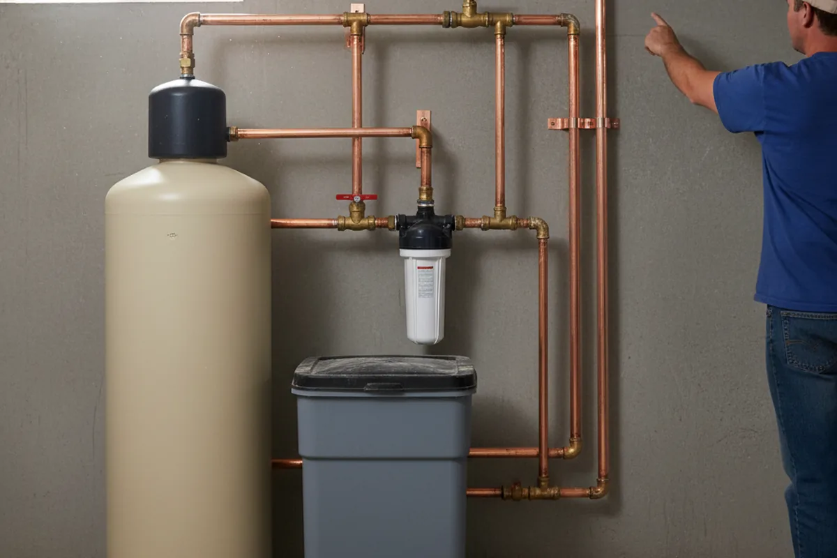 Whole-house water treatment system installed in Alpine